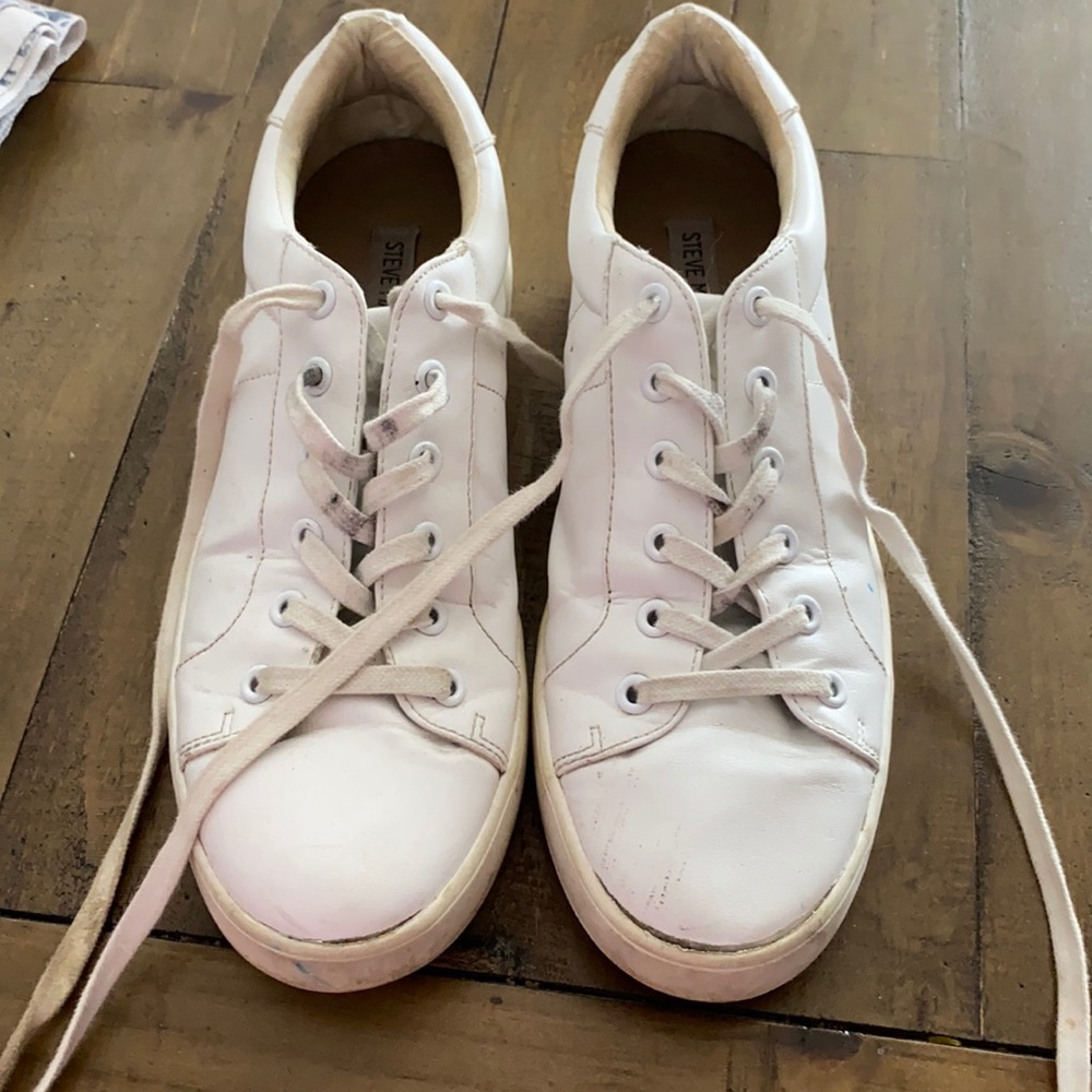 White Steve Madden sneakers
